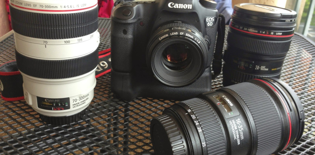 Boîtier Canon et objectifs : l’appareil photo emporté pour notre tour du monde