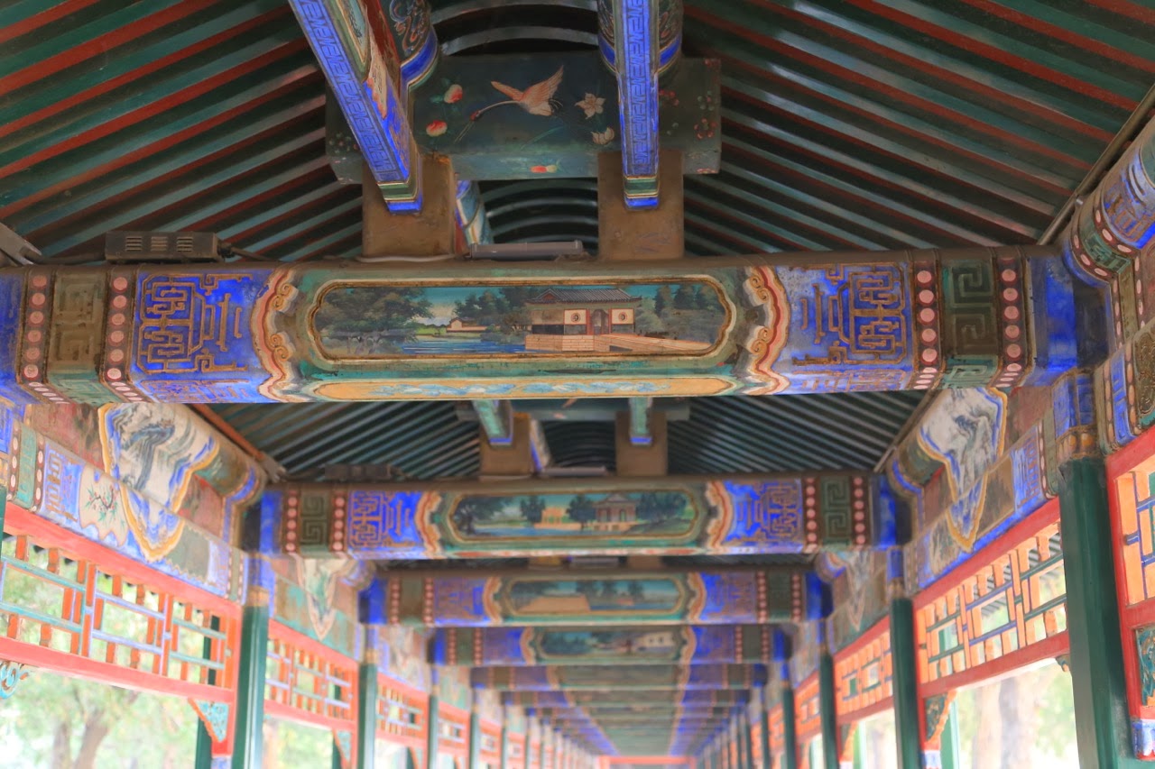 Plafond peint de la Longue Galerie du Palais d’été
