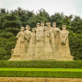 Groupe sculpté du mémorial des martyrs de Yuhuatai à Nanjing
