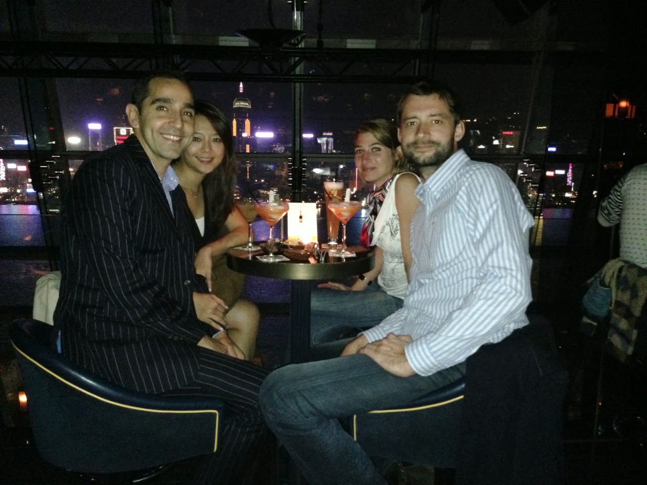Retrouvailles avec David au bar Aqua Spirit