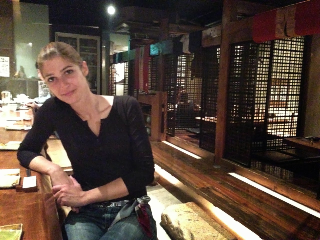 Dans un restaurant du quartier Sakae à Nagoya