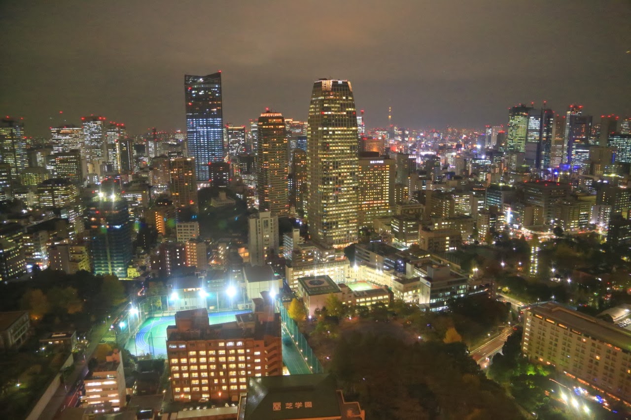 Tokyo illuminée vue de la Tokyo Tower