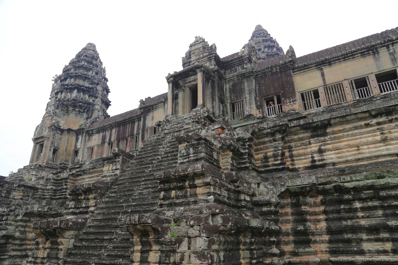 Les tours centrales d'Angkor Wat