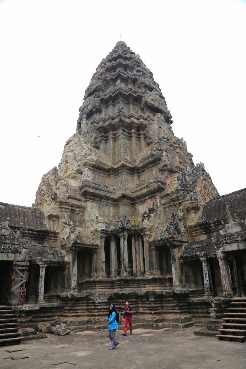 La tour centrale d'Angkor Wat