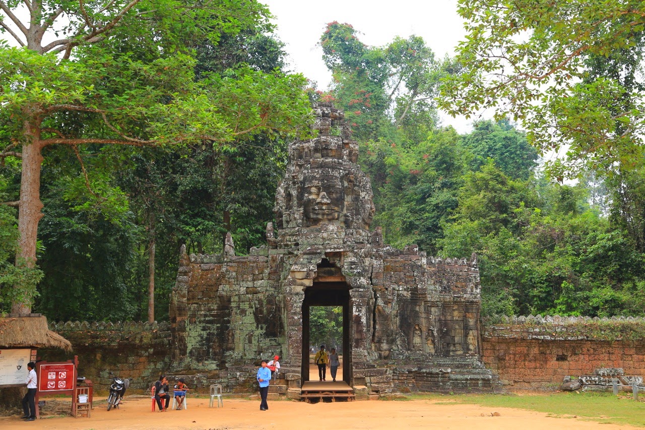 Porte d'entrée de Banteay Kdei