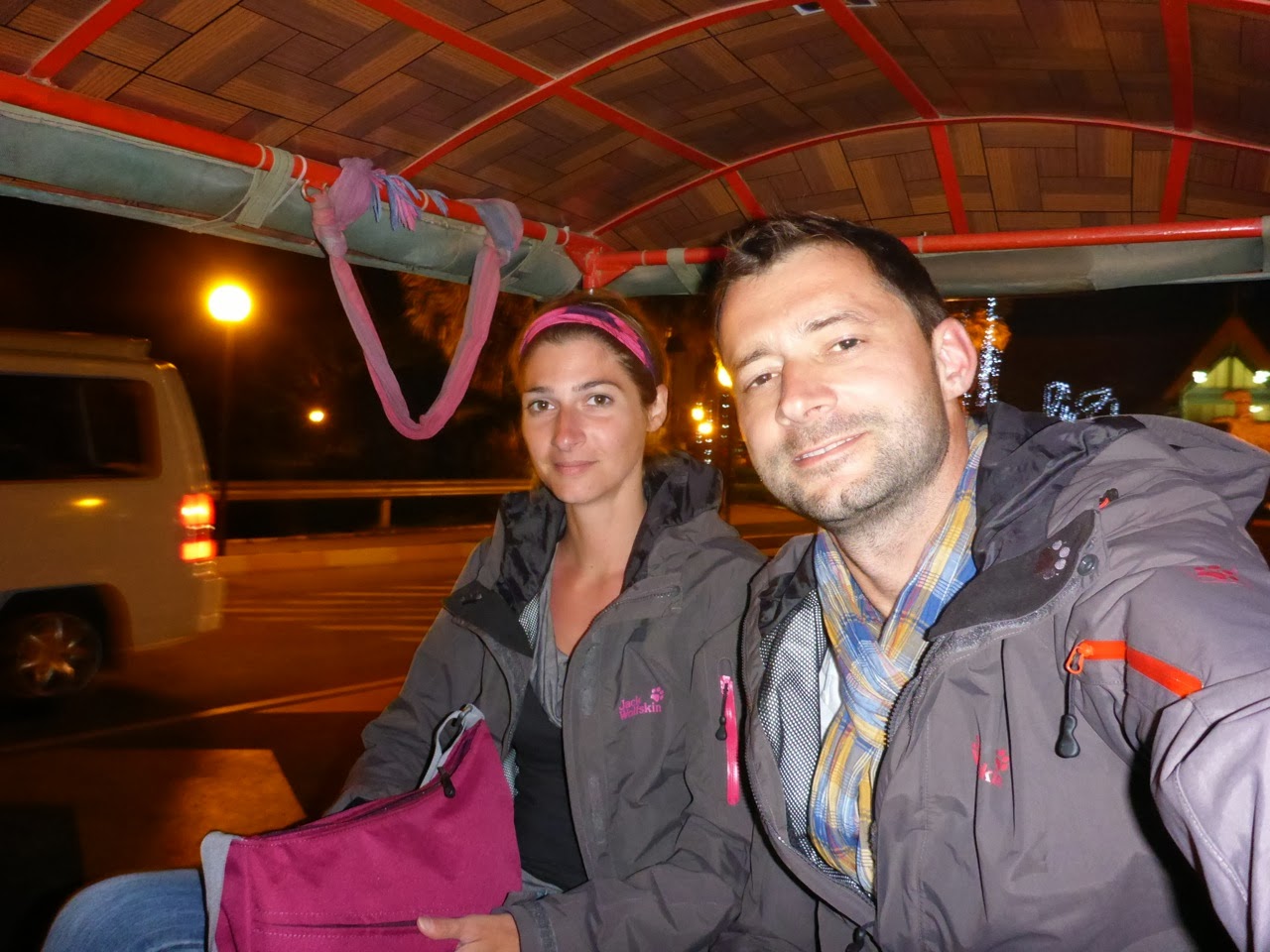 Dans notre tuk-tuk à Siem Reap
