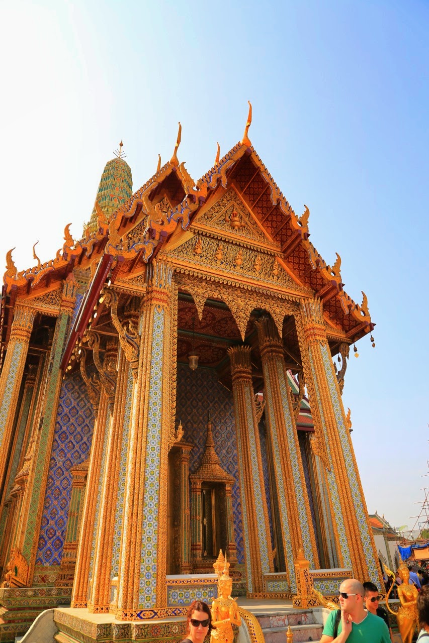 Temple aux décors dorés