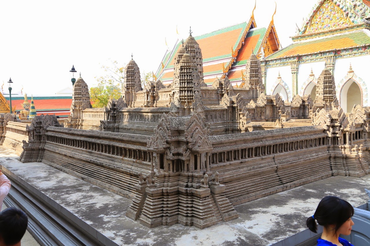Réplique miniature d'Angkor Wat