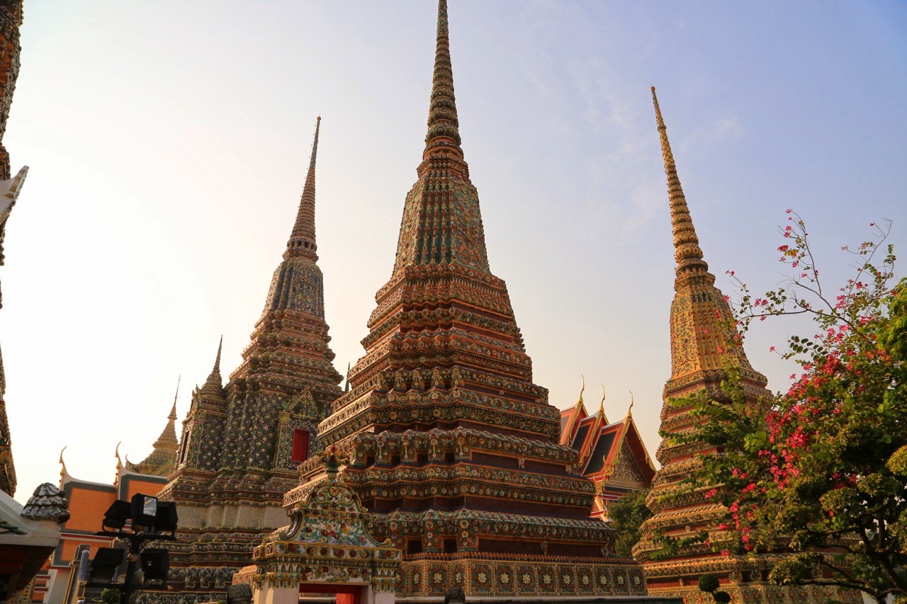 Grands chedis du Wat Pho