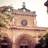 La cathédrale de Manille dans Intramuros