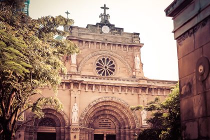 La cathédrale de Manille dans Intramuros