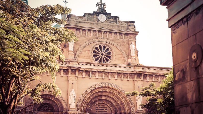La cathédrale de Manille dans Intramuros