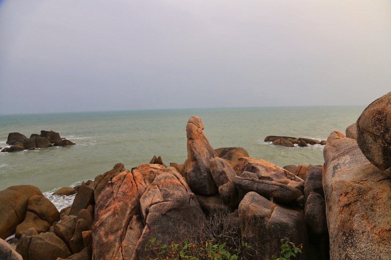 Les rochers de Hin-Ta et Hin-Yai sur la côte de Koh Samui