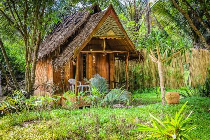 Bungalow en bambou du Long Beach à Ao Nang, en Thaïlande