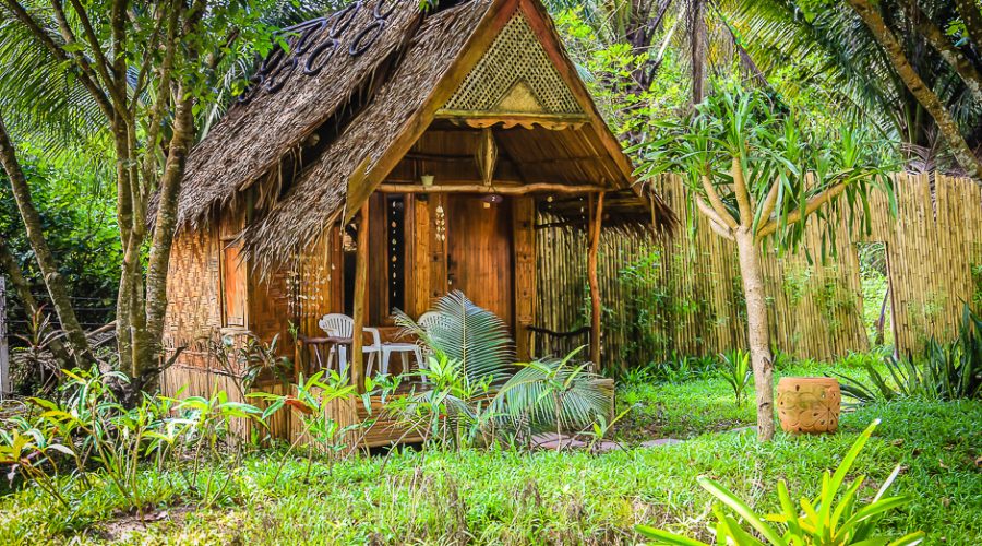 Bungalow en bambou du Long Beach à Ao Nang, en Thaïlande