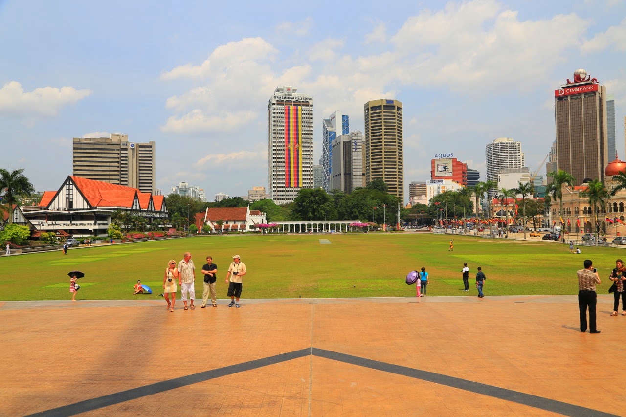 Merdeka Square et son terrain de cricket
