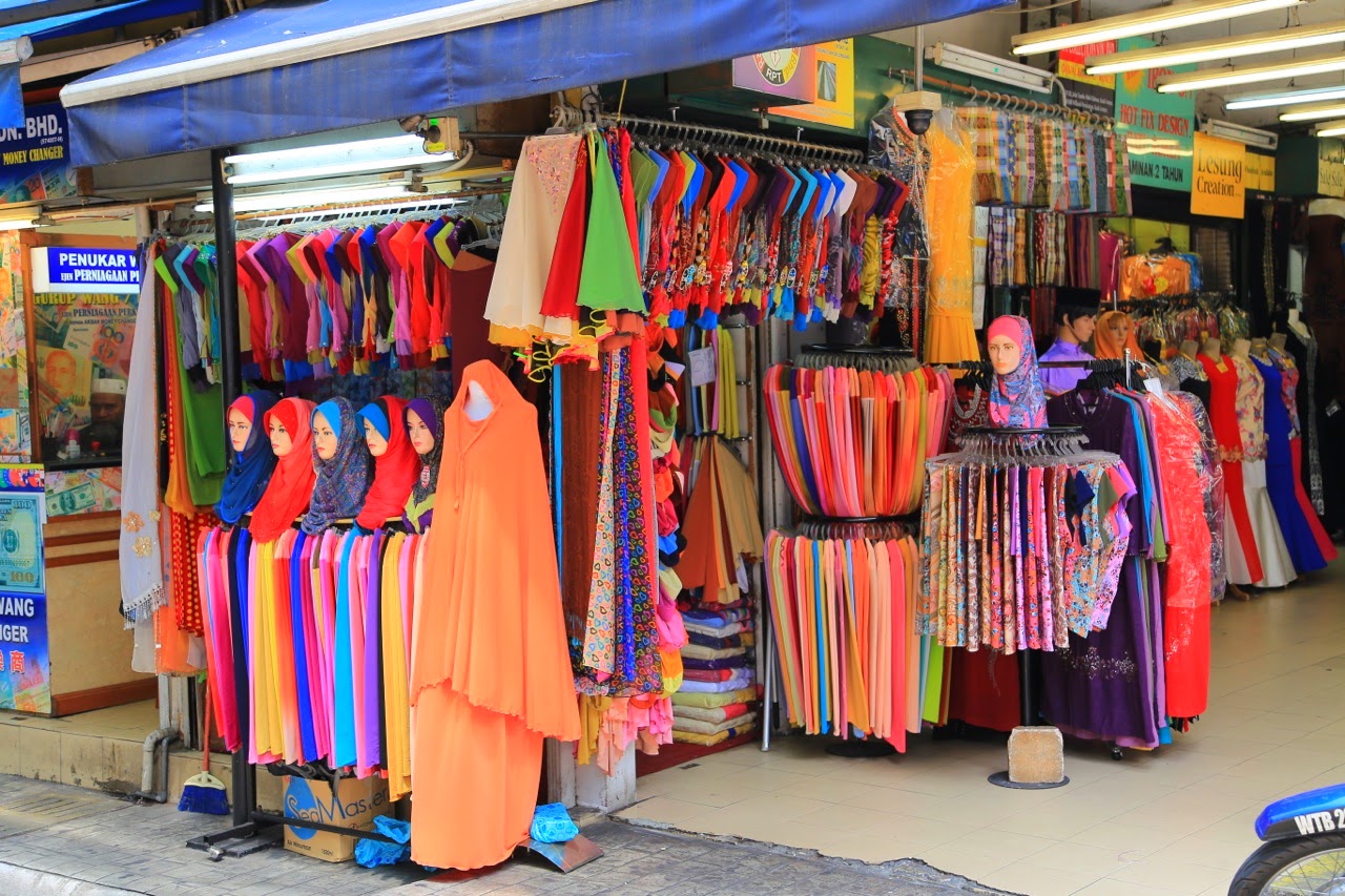 Boutique de vêtements à Little India