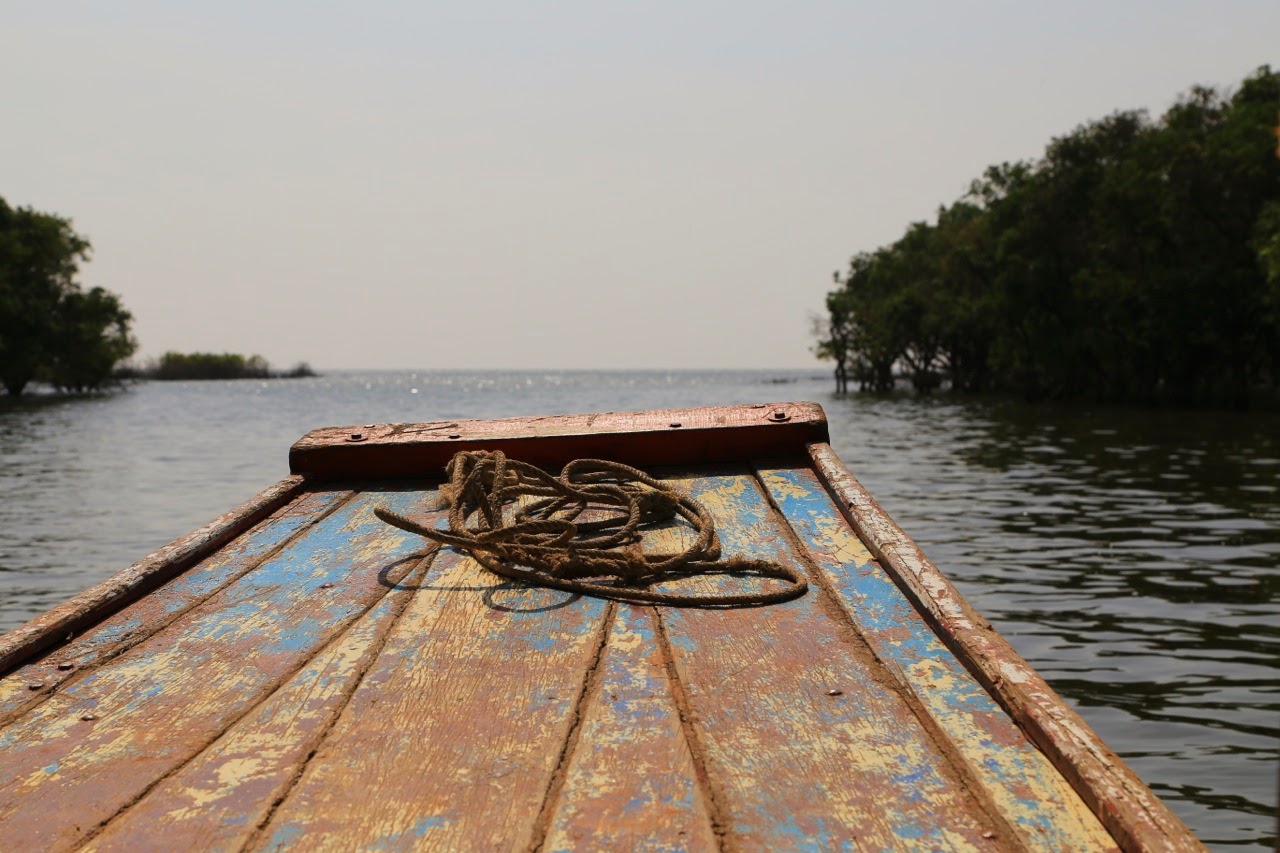 Proue de notre long-boat