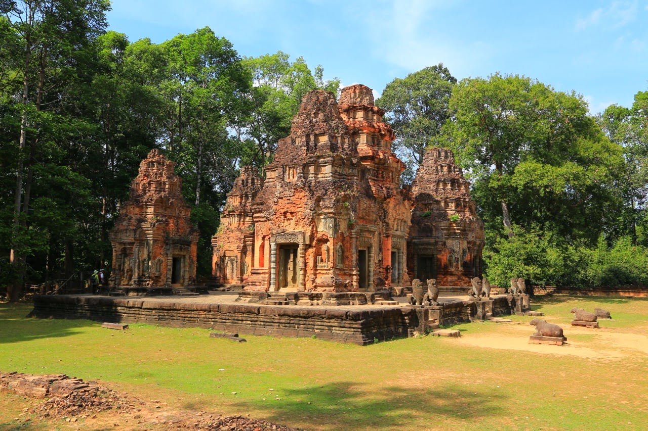 Le Preah Ko et ses tours en brique