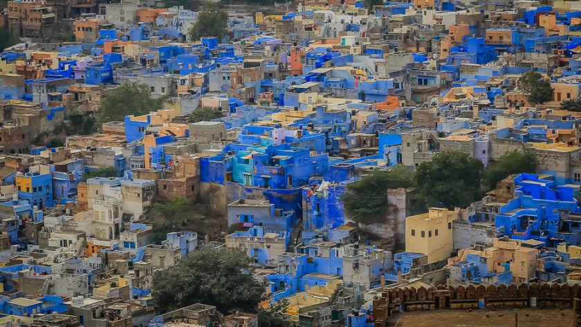 Les maisons bleues de Jodhpur, la ville bleue