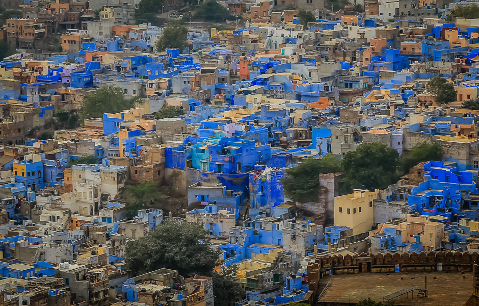 Les maisons bleues de Jodhpur, la ville bleue