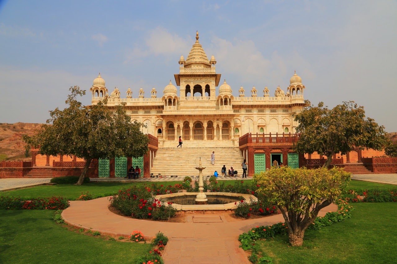 Le mémorial de Jaswant Thada et son jardin