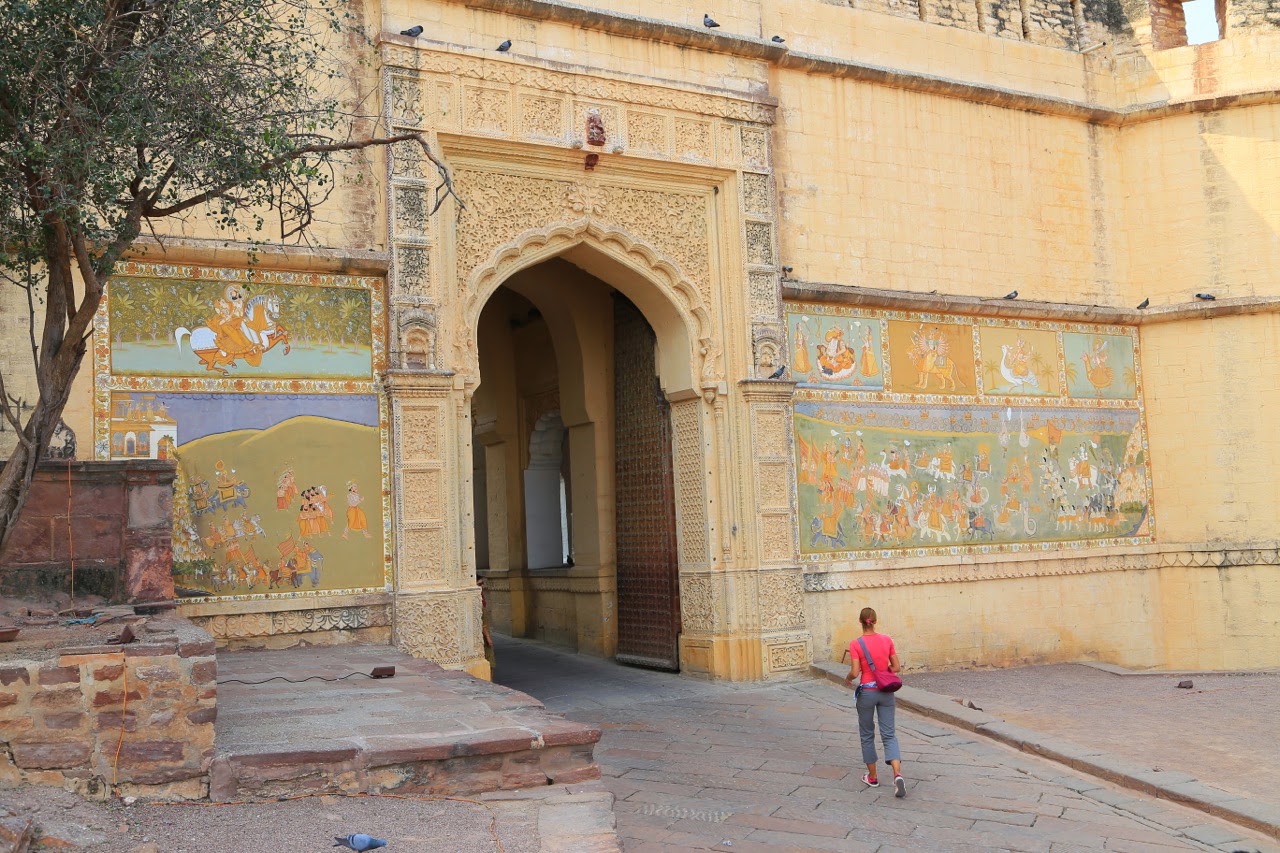 Porte fortifiée du fort de Mehrangarh