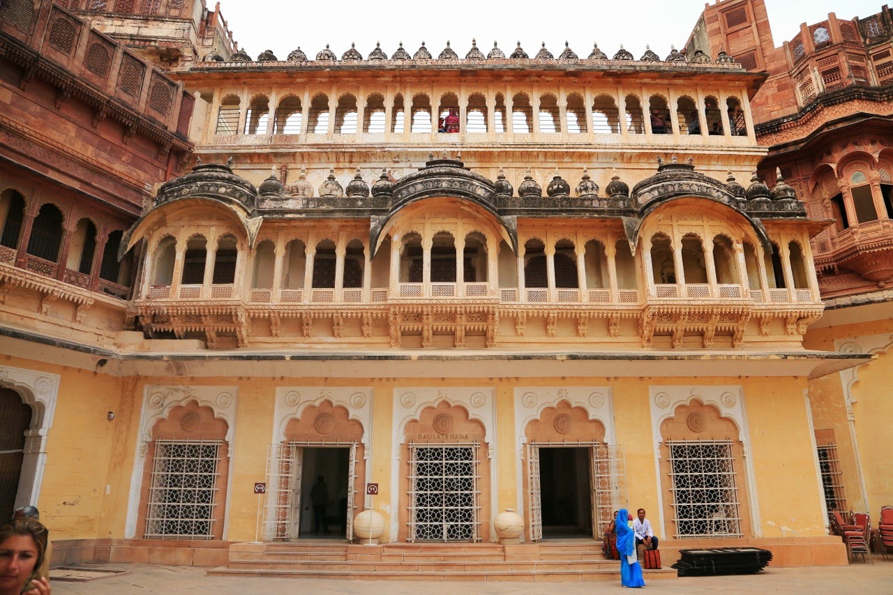 Cour intérieure du palais de Mehrangarh