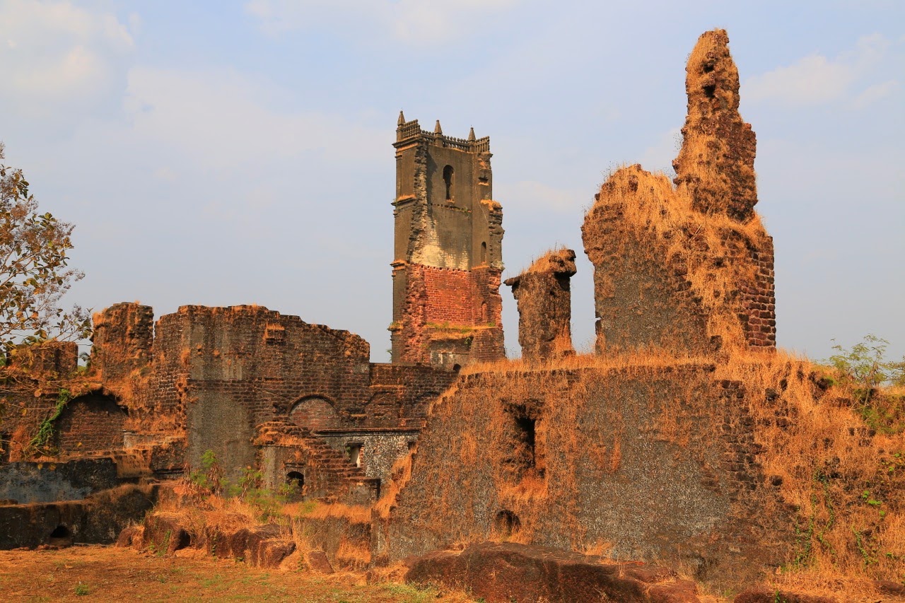Les ruines de l’église Saint-Augustine à Old Goa