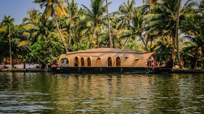 Houseboat sur les backwaters du Kerala