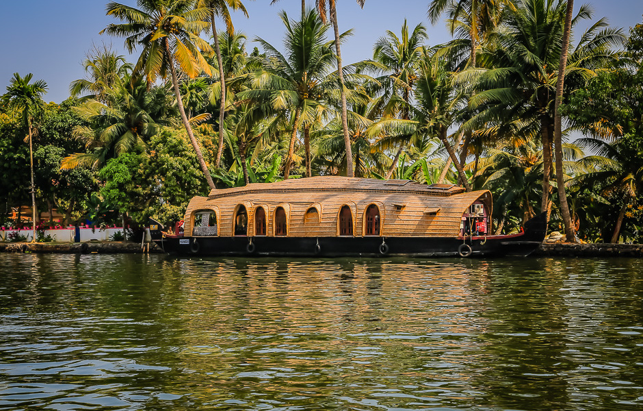 Houseboat sur les backwaters du Kerala
