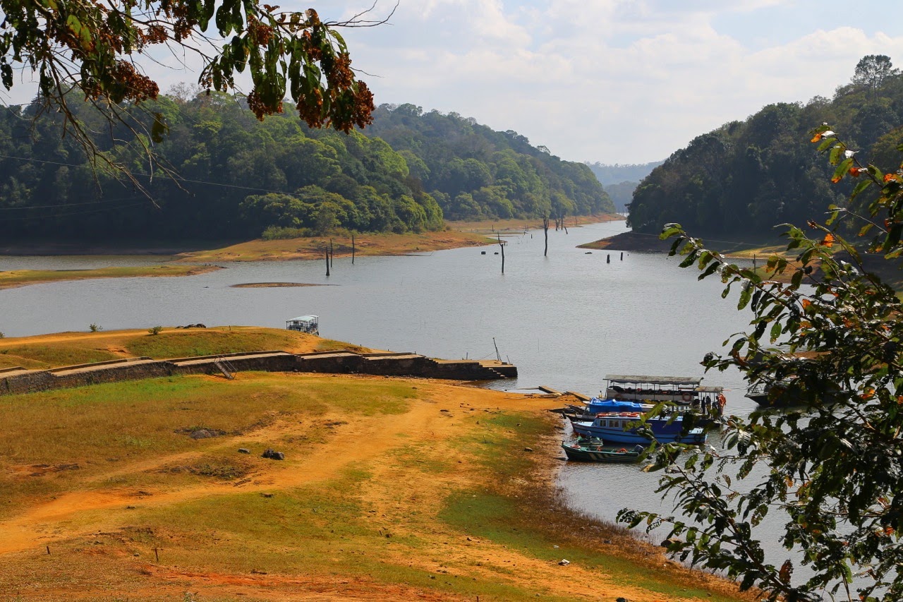 Le lac du Periyar Wildlife Sanctuary