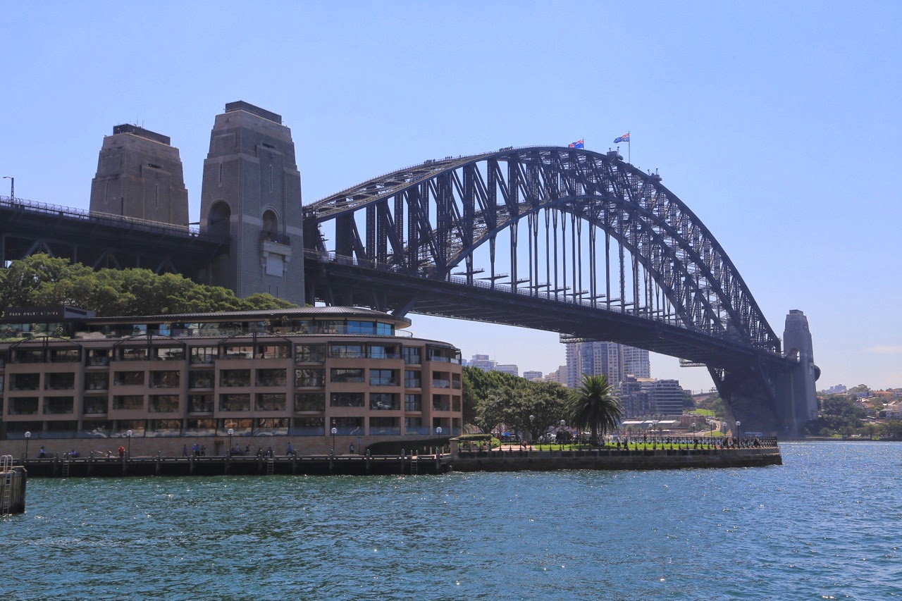 Le Harbour Bridge vu depuis les quais