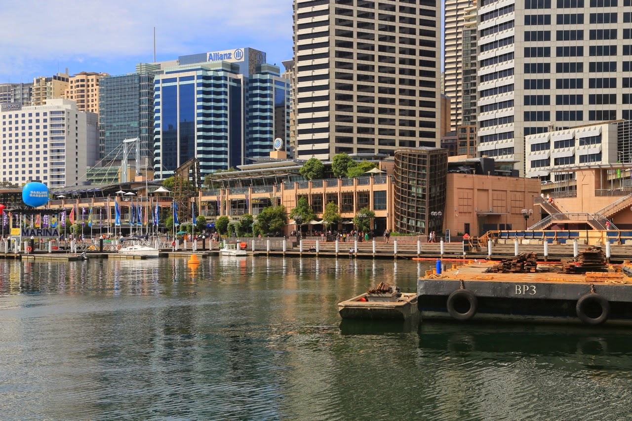 Quais de Cockle Bay et tours du centre
