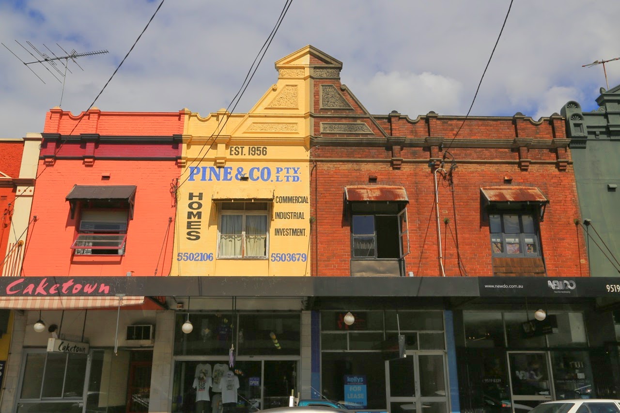 Façades colorées de King Street