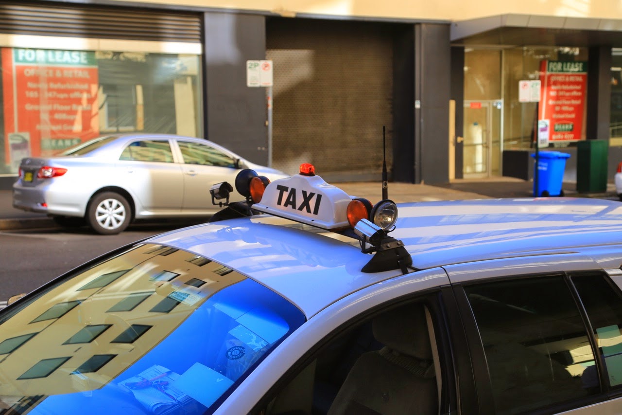 Caméras sur le toit d’un taxi