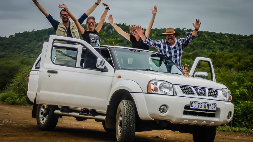 En route pour le Parc Kruger dans notre 4x4