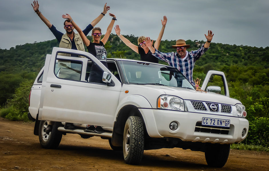 En route pour le Parc Kruger dans notre 4x4