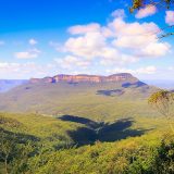 Vue sur la vallée des Blue Mountains