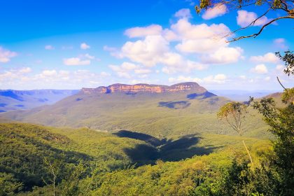 Vue sur la vallée des Blue Mountains