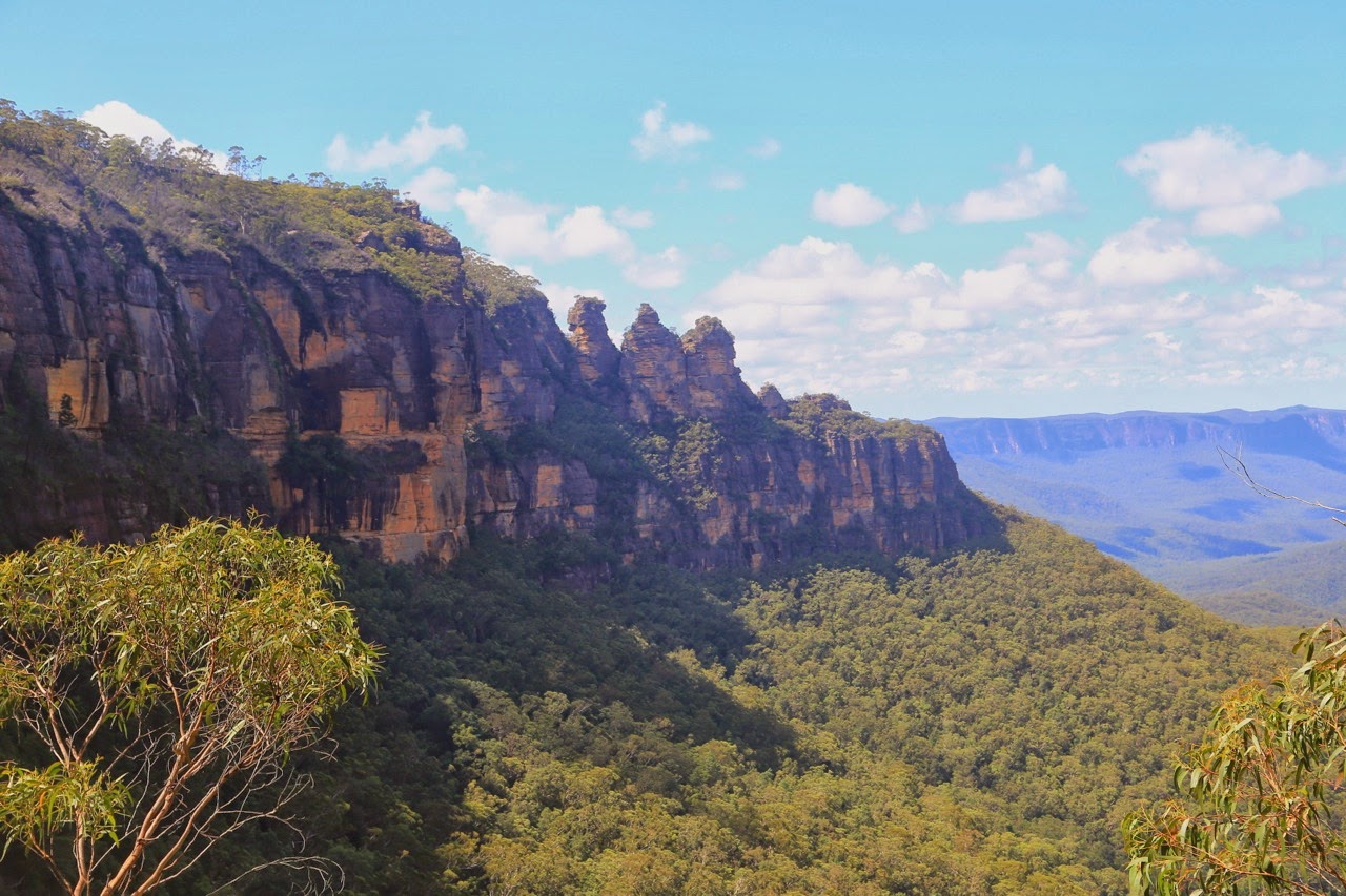 Les Three Sisters et la vallée des Blue Mountains