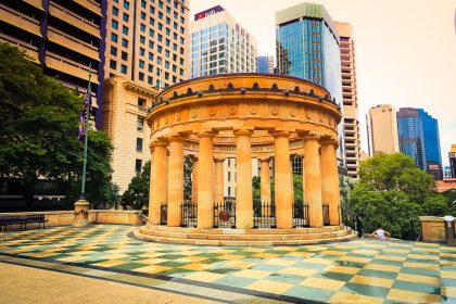 Rotonde et gratte-ciel du centre de Brisbane
