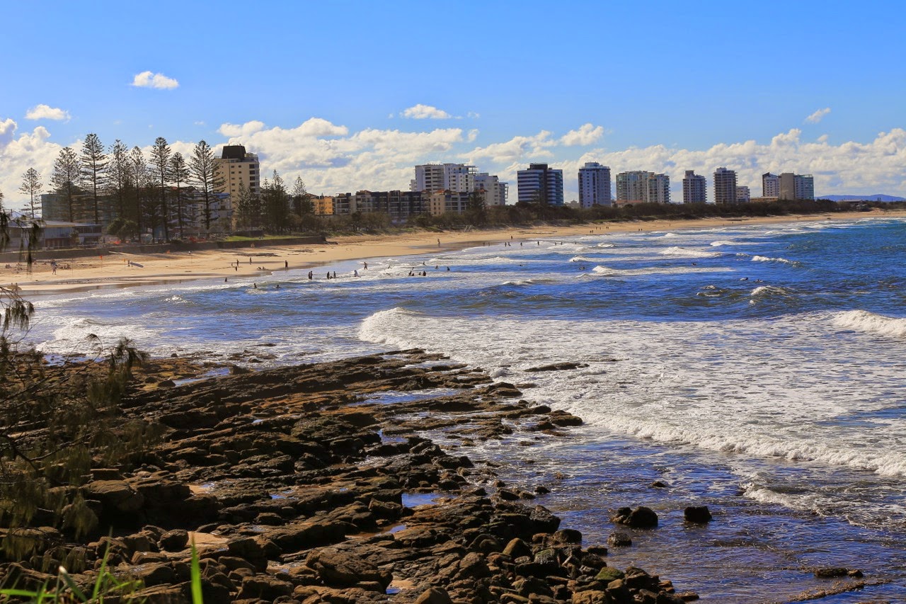 Rochers et plage de la Sunshine Coast