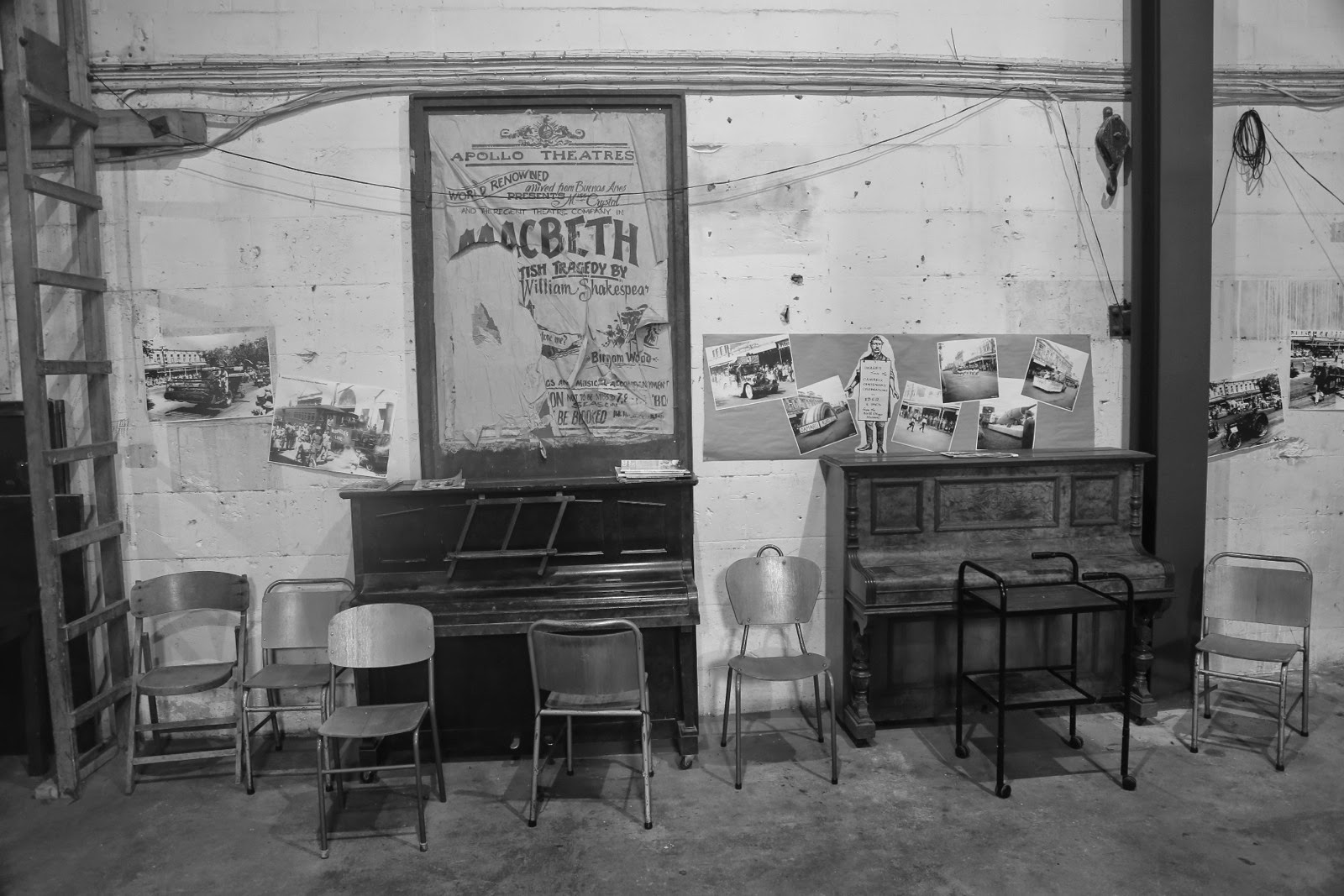 Intérieur d’un atelier ancien à Oamaru