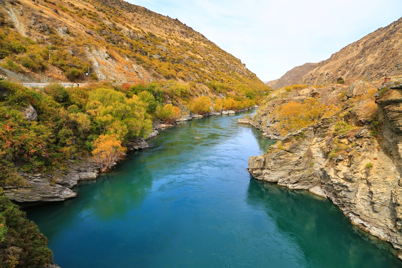 Gorge de la rivière turquoise