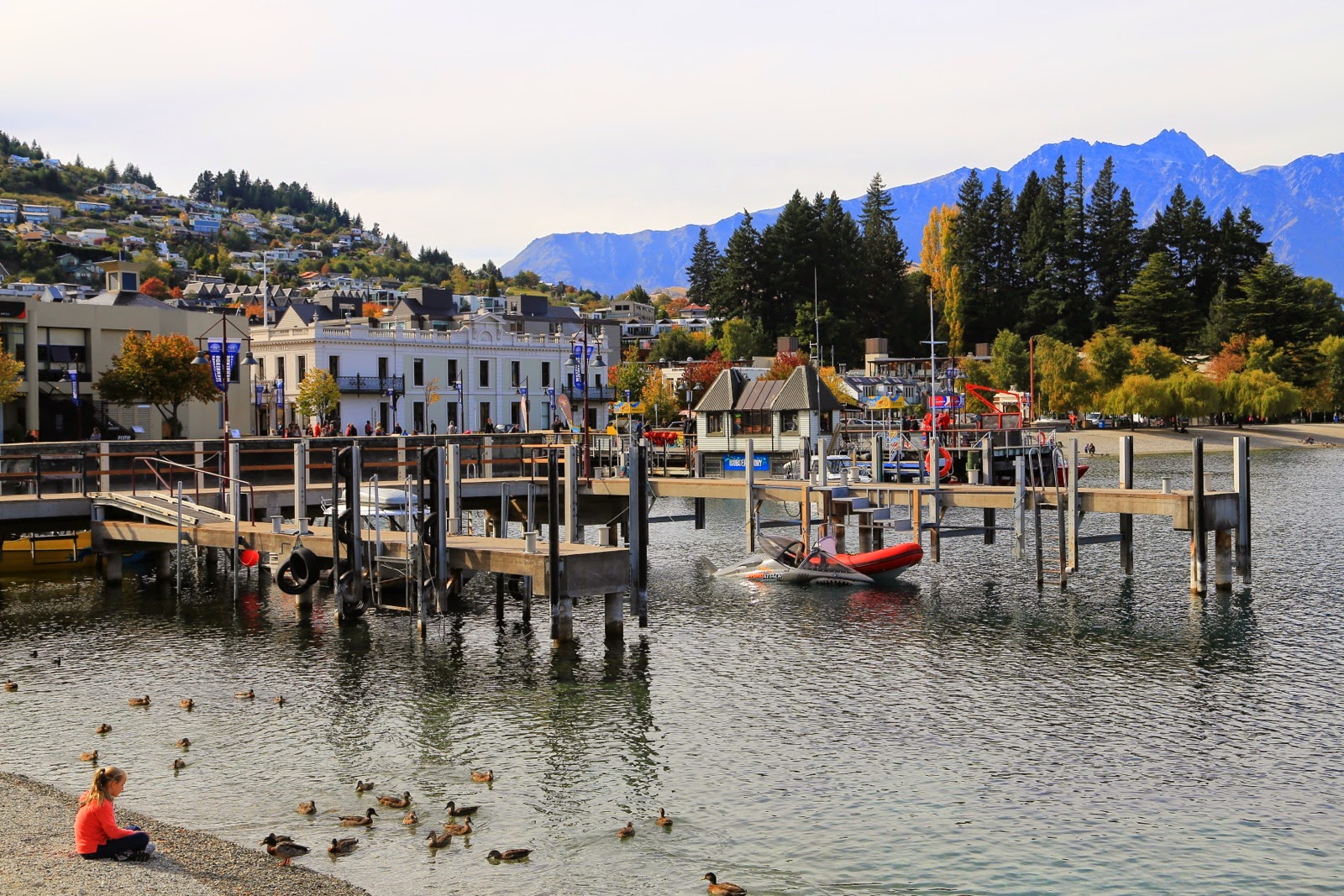 Port de Queenstown et ses bateaux