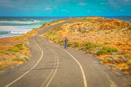 La Great Ocean Road en bord de mer