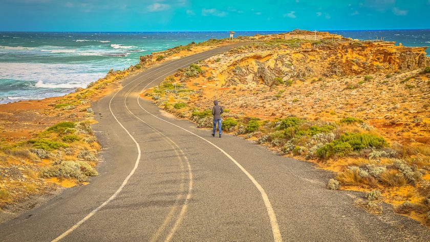 La Great Ocean Road en bord de mer