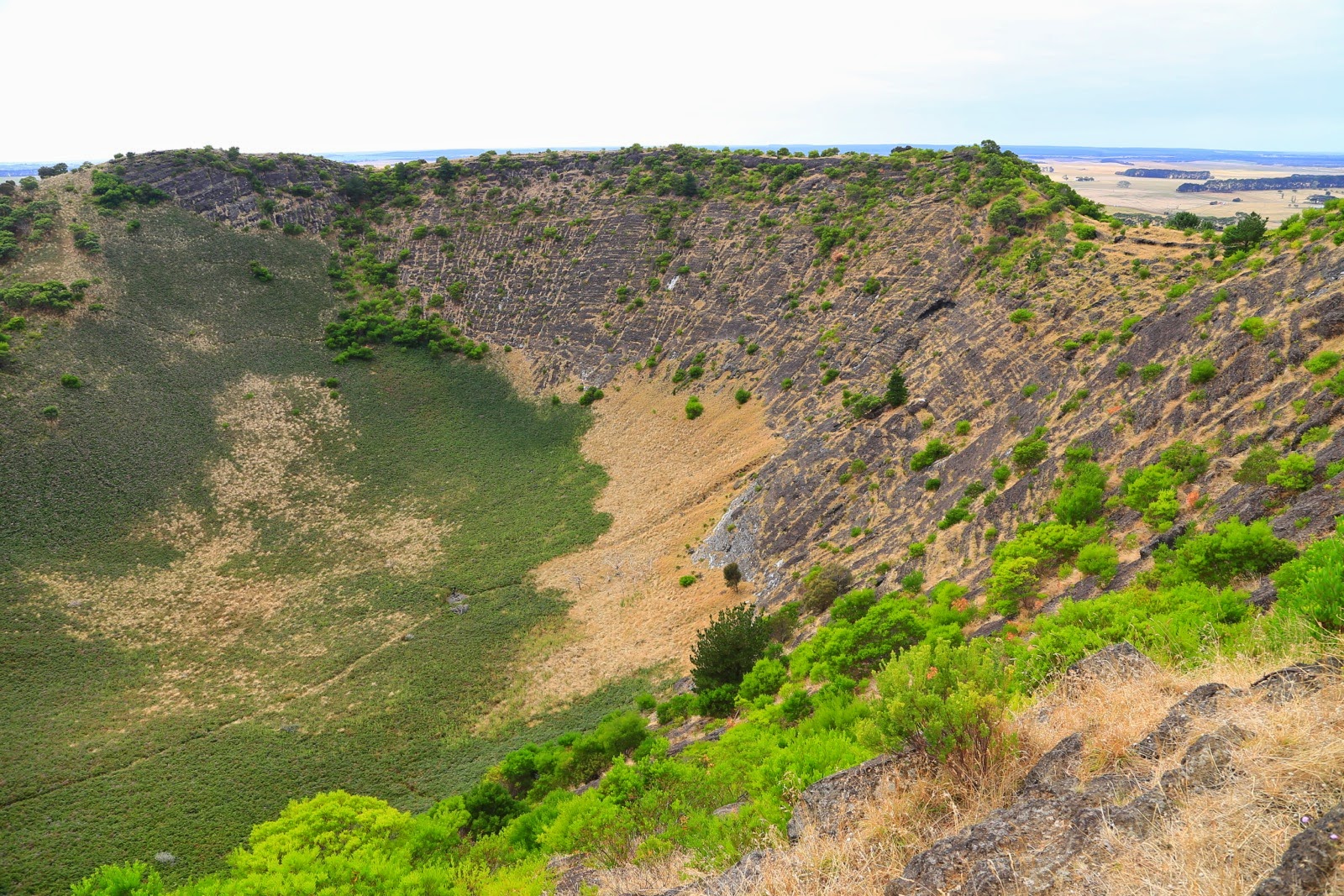 Fond du cratère du Mont Schank