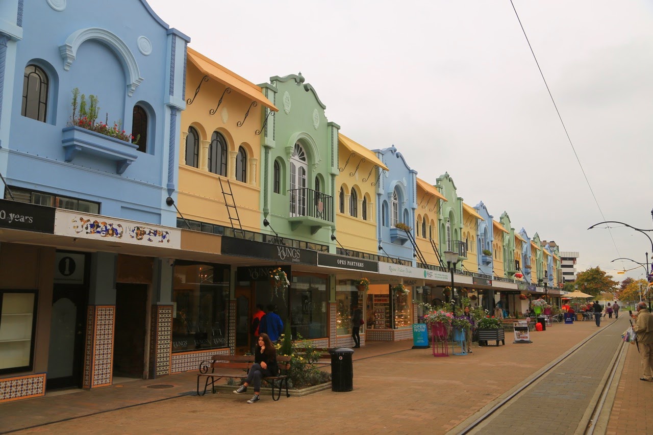 Façades colorées de New Regent Street